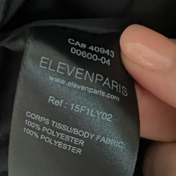 Eleven Paris - Life Is A Joke Bomber Jacket Abstract‎ Print Zip-Up Lightweight - Picture 9 of 9